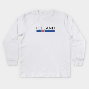 Iceland Kids Long Sleeve T-Shirt